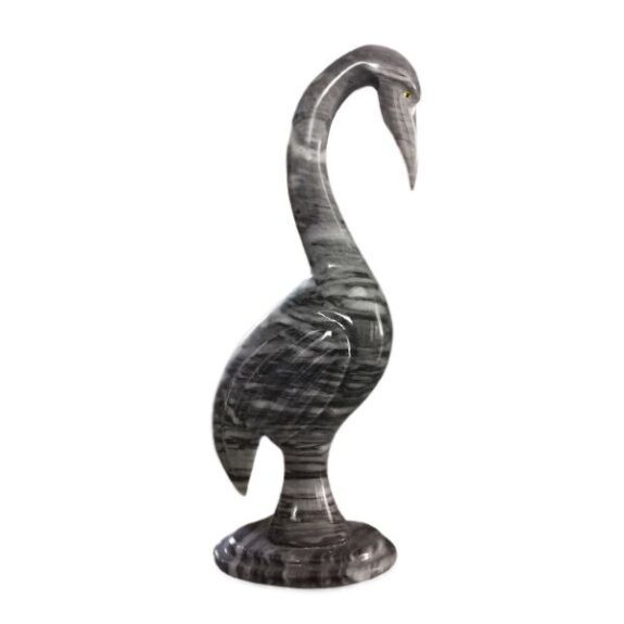 scultura-da-tavolo-airone-marmo-grigio-grey-marble-table-sculpture-heron-cosebelleantichemoderne