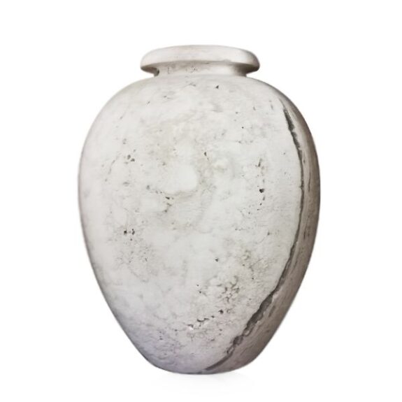 vaso-artigianato-tavola-porta-fiori-travertino-marble-flower-vase-table-handmade-h-36-cosebelleantichemoderne