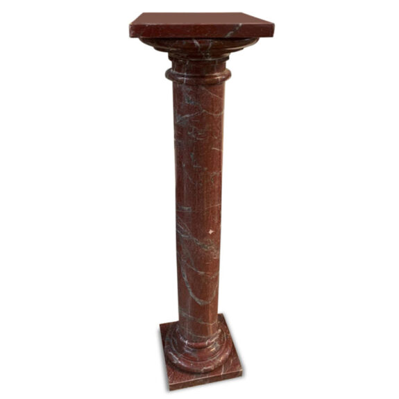 classic-column-red-marble-alicante-interior-italian-design-furniture-antiques-cosebelleantichemoderne