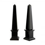 Belgian Black Marble Obelisk