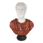 Classic Emperor Septimius Severus Marble Bust