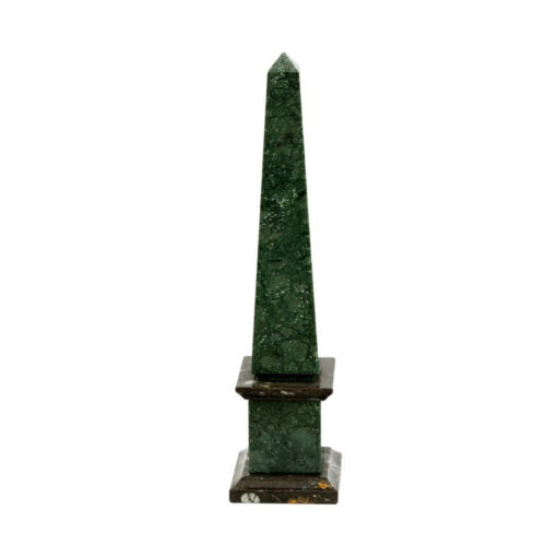 obelisco marmo verde marrone fossile