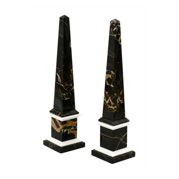 obelisk-in-black-marble-portoro-bianco-carrara-home-decor-gift-idea-collections-italian-marble-sculpture-cosebelleantichemoderne