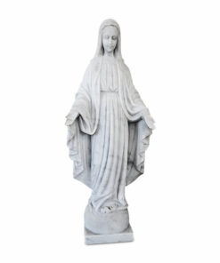 Statua-della-Vergine-Maria-in-marmo-bianco-Carrara-cosebelleantichemoderne