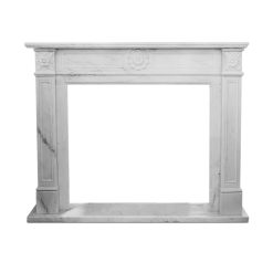 Cornice-caminetto-in-marmo-bianco-cosebelleantichemoderne