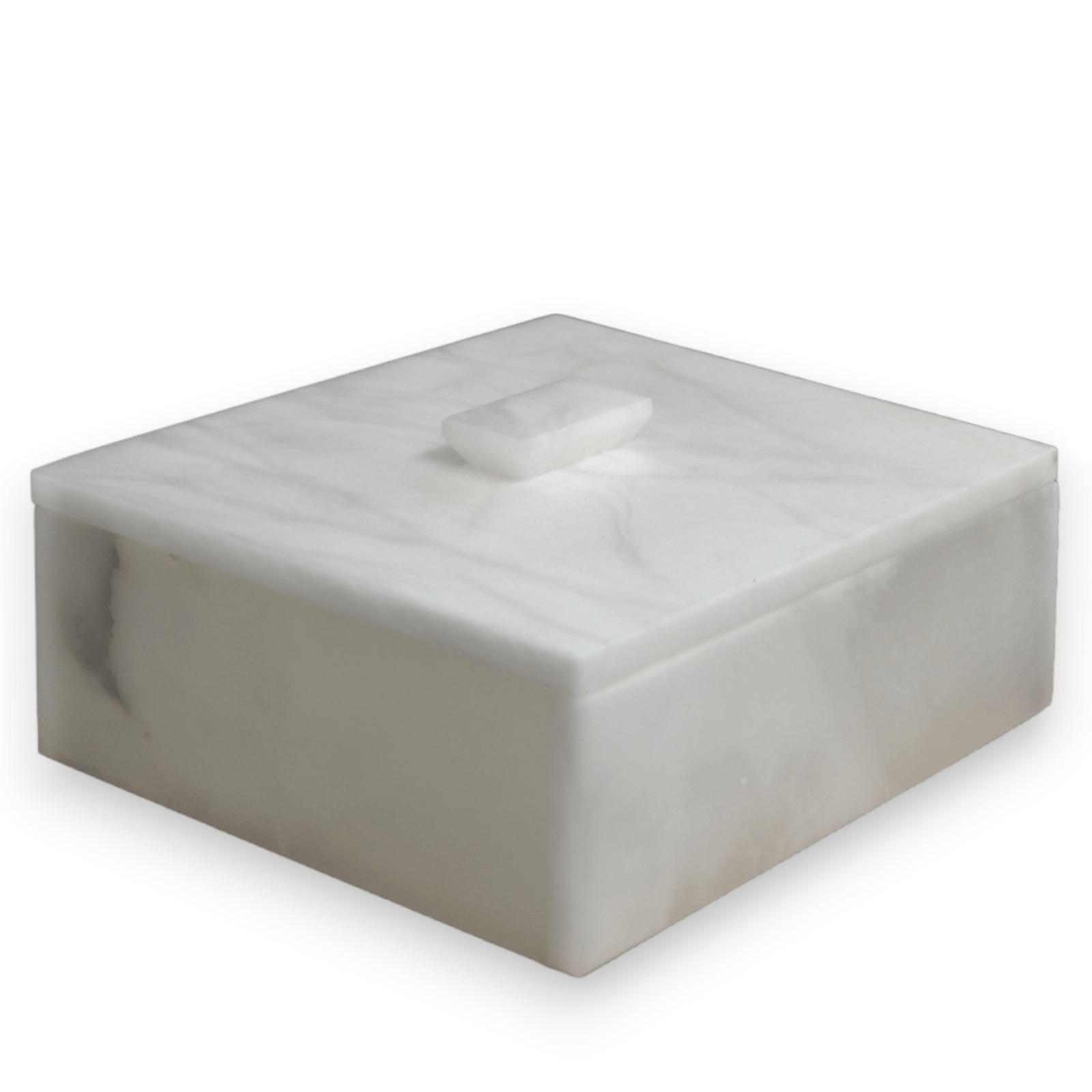 Alternative view of White Marble Object Box 8x19x16 cm