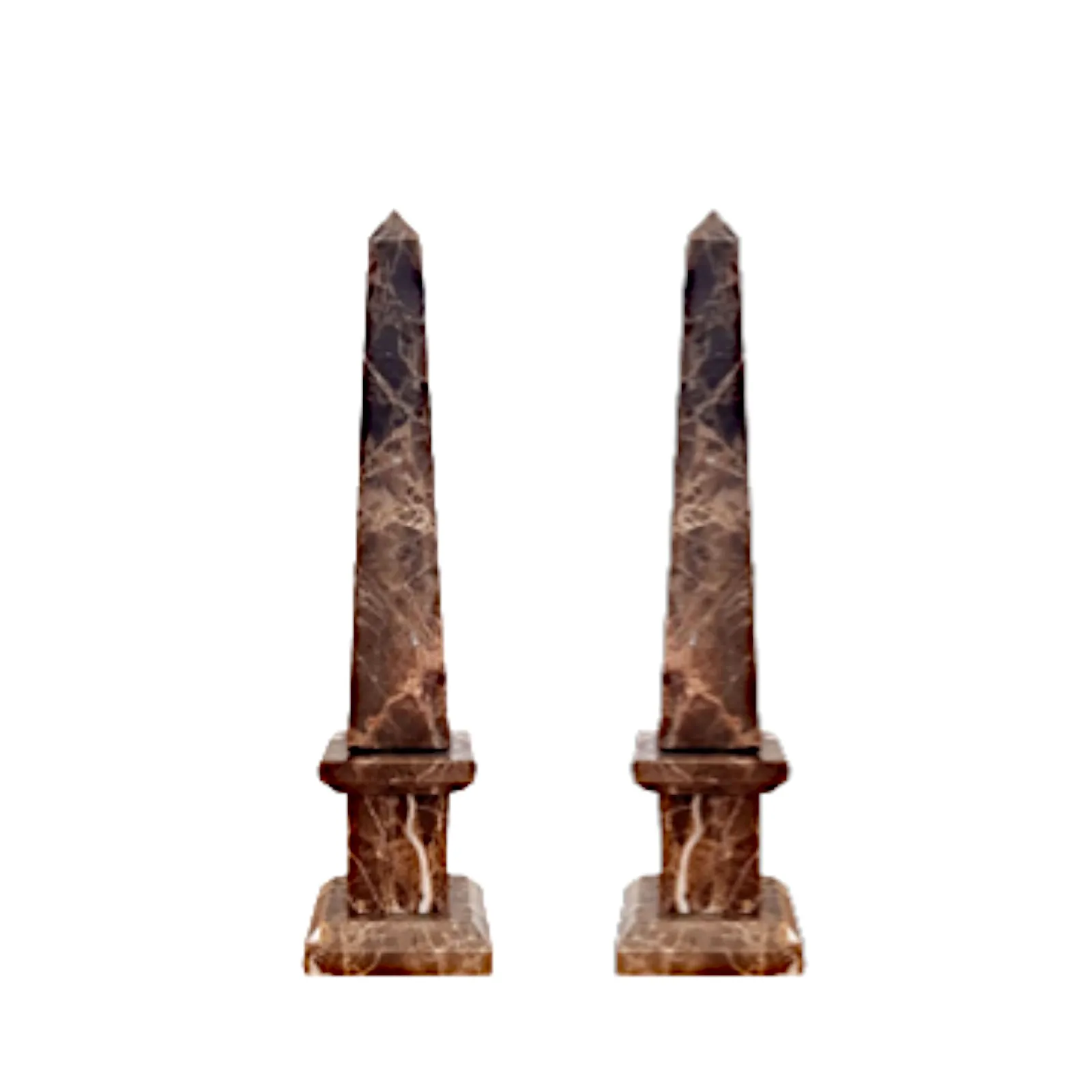 coppia-obelischi-marmo-marrone-emperador-cosebelleantichemoderne