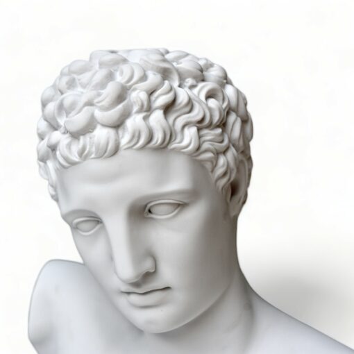 Busto-Hermes-olimpia-scultura-in-marmo-cosebelleantichemoderne
