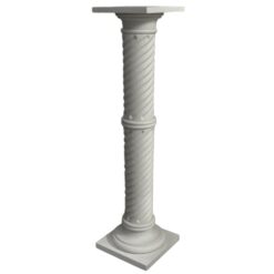 colonna-in-marmo-bianco-tornita-h-100cm-cosebelleantichemoderne