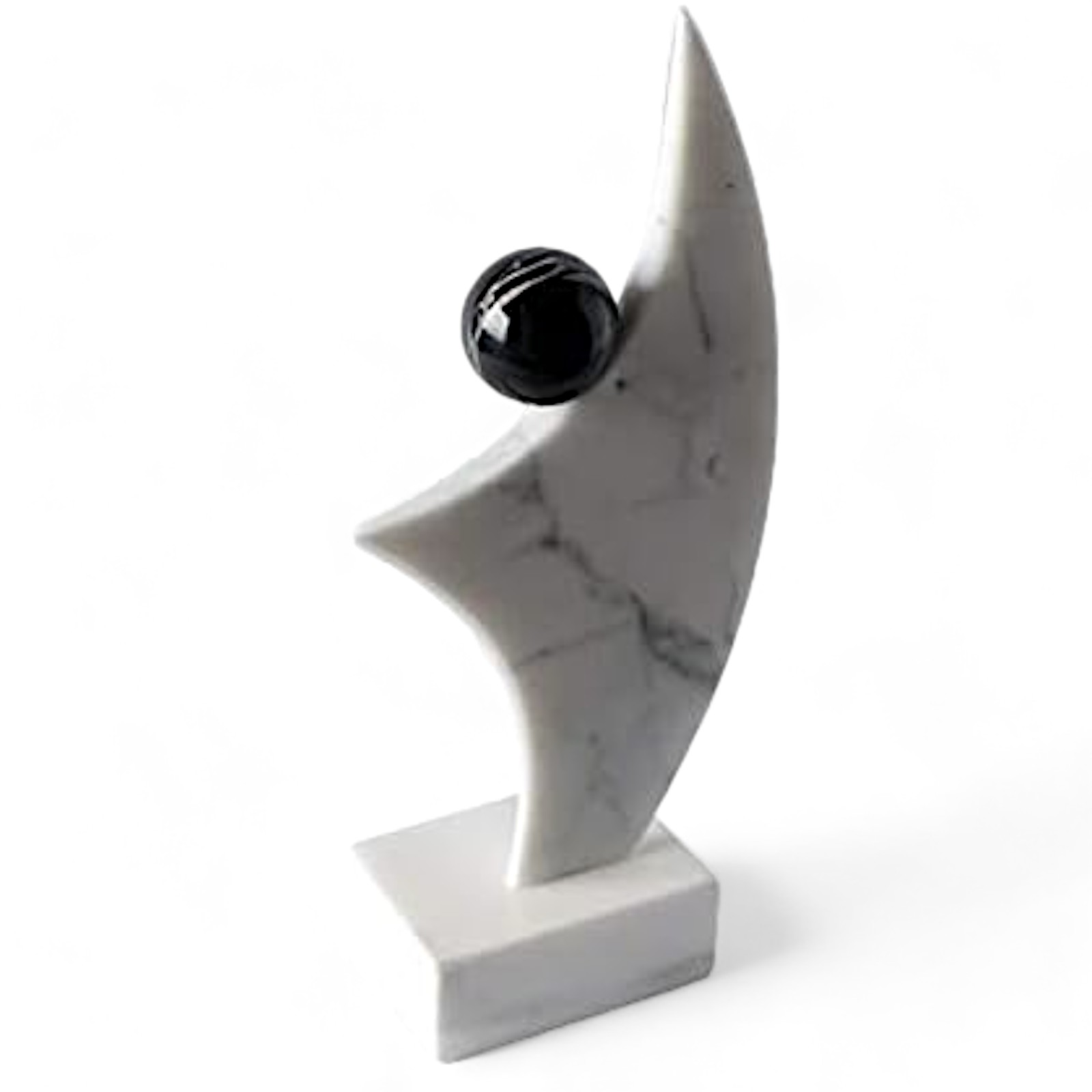 barca-vela-con-sole-marmo-bianco-nero-portoro-cosebelleantichemoderne
