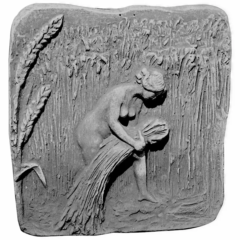 il-covone-decorazione-parete-terracotta-grigio-lava-cosebelleantichemoderne