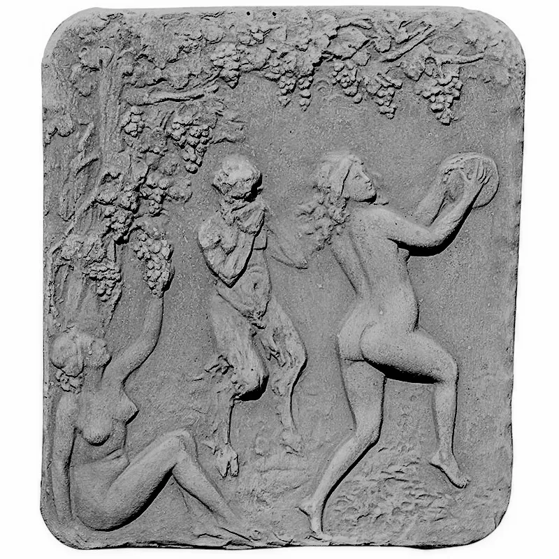 a-pergola-decorazione-parete-terracotta-grigio-lava-cosebelleantichemoderne