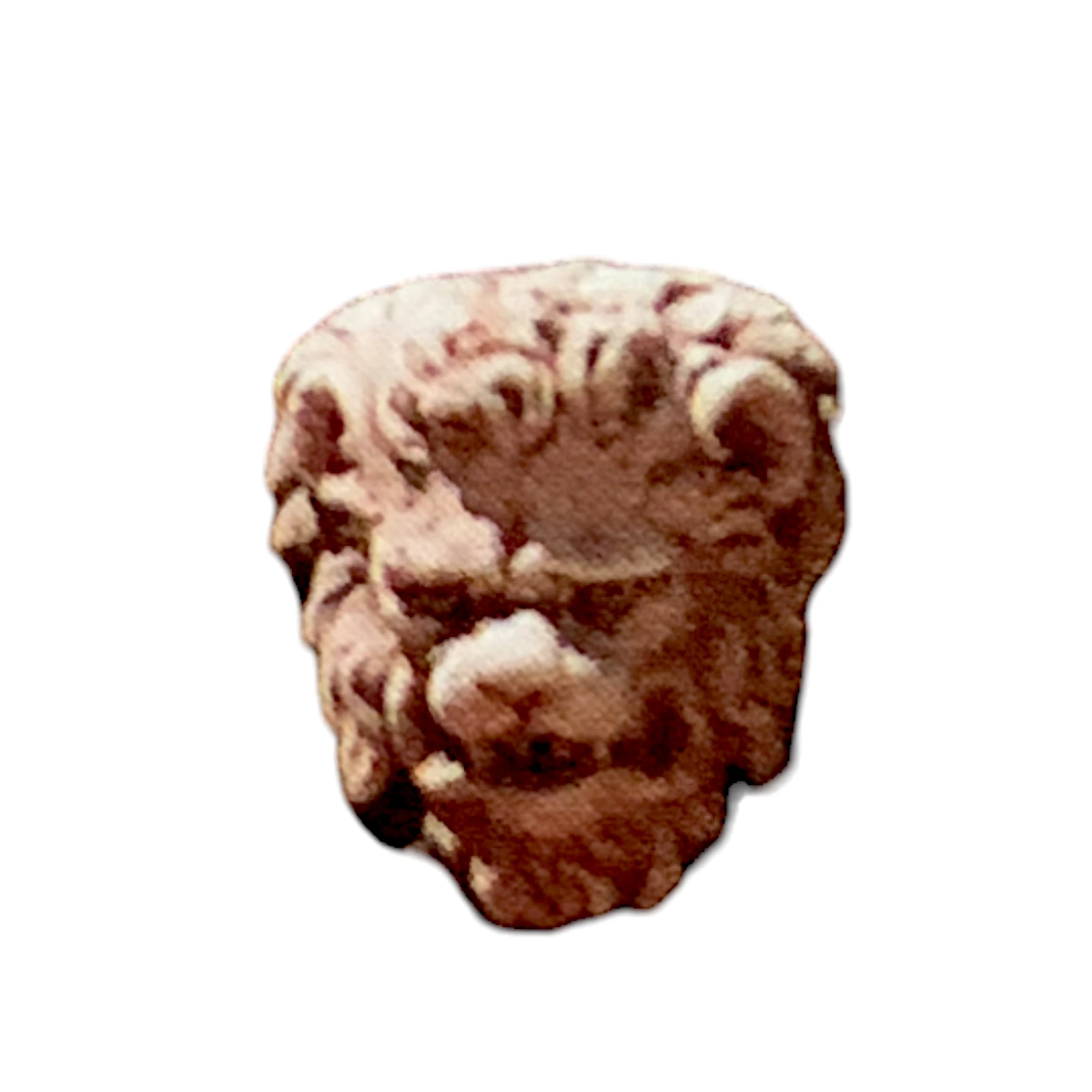 testa-leone-decorazione-parete-terracotta-cosebelleantichemoderne