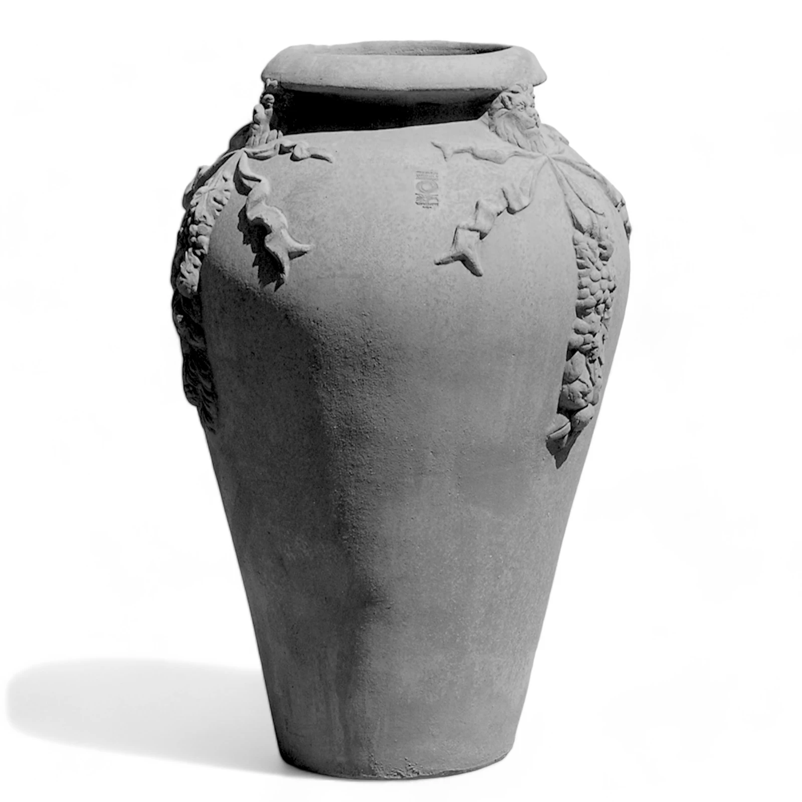 orcio-ad-anfora-festoni-grigio-lava-terracotta-cosebelleantichemoderne