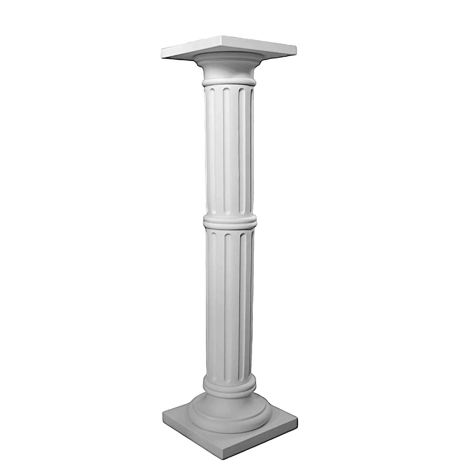 colonna-marmo-bianco-scalanature-cosebelleantichemoderne