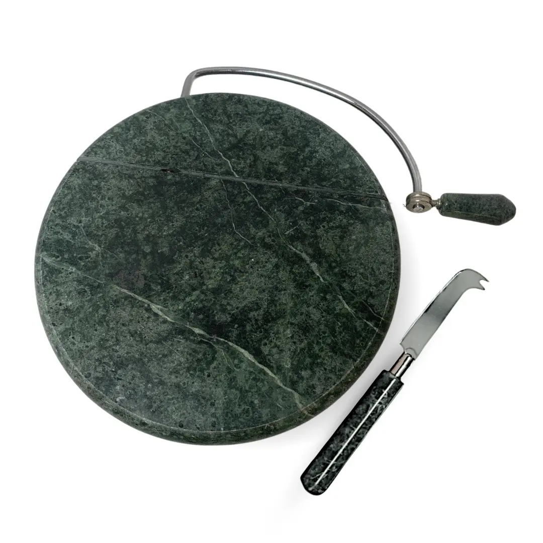 Set Eleganza Gourmet in Marmo Verde