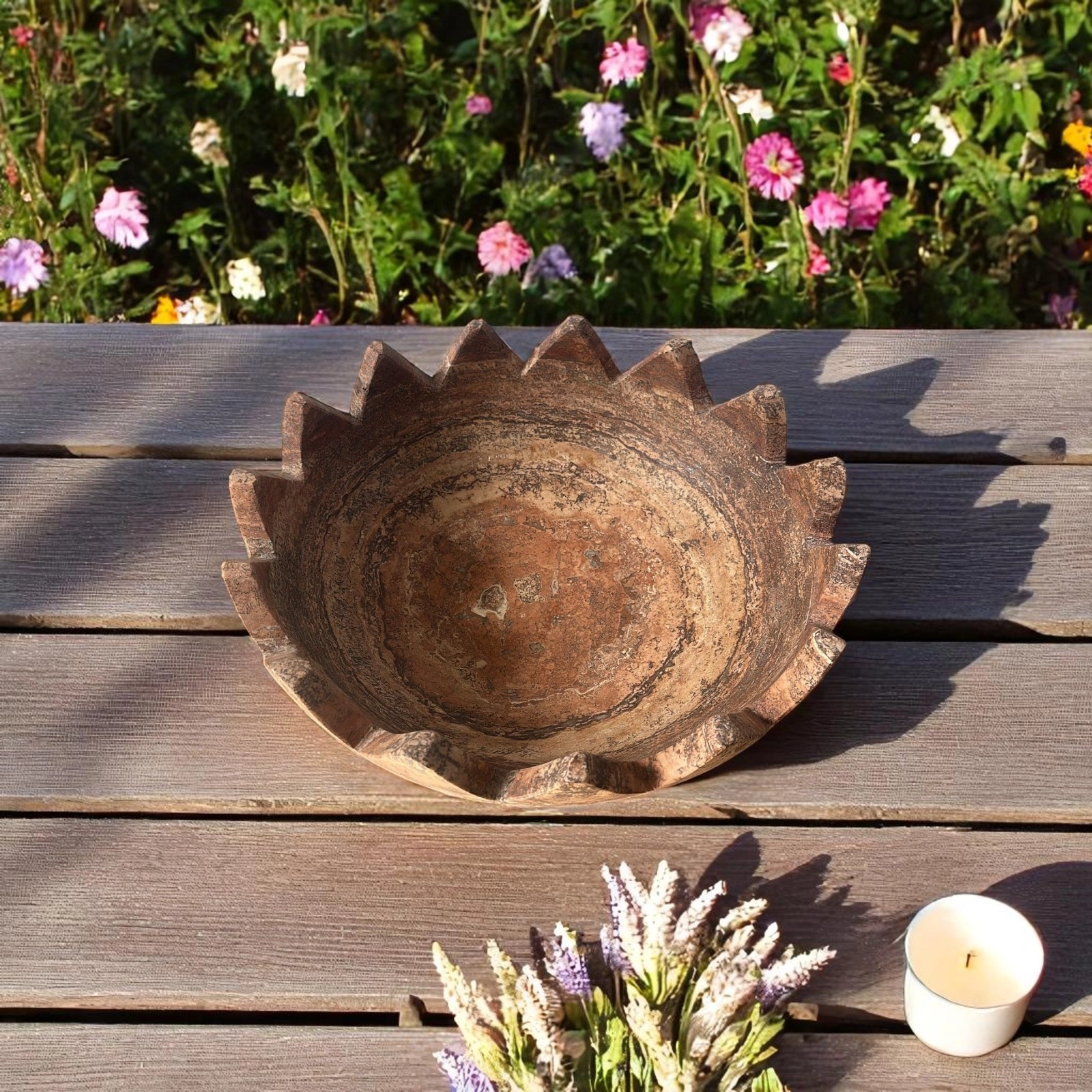 centrotavola-travertino-cosebelleantichemoderne