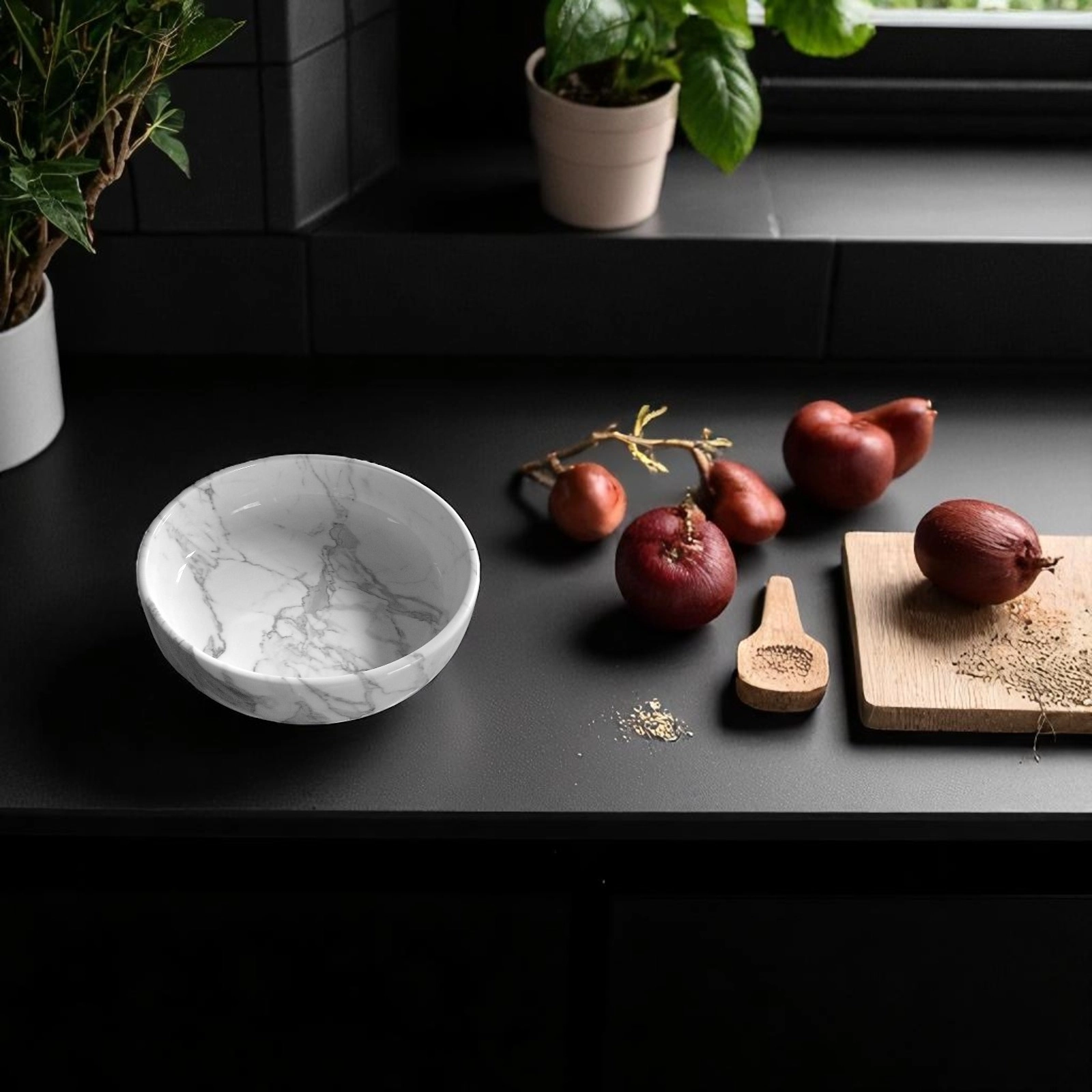 ciotola-marmo-bianco-lucido-cosebelleantichemoderne