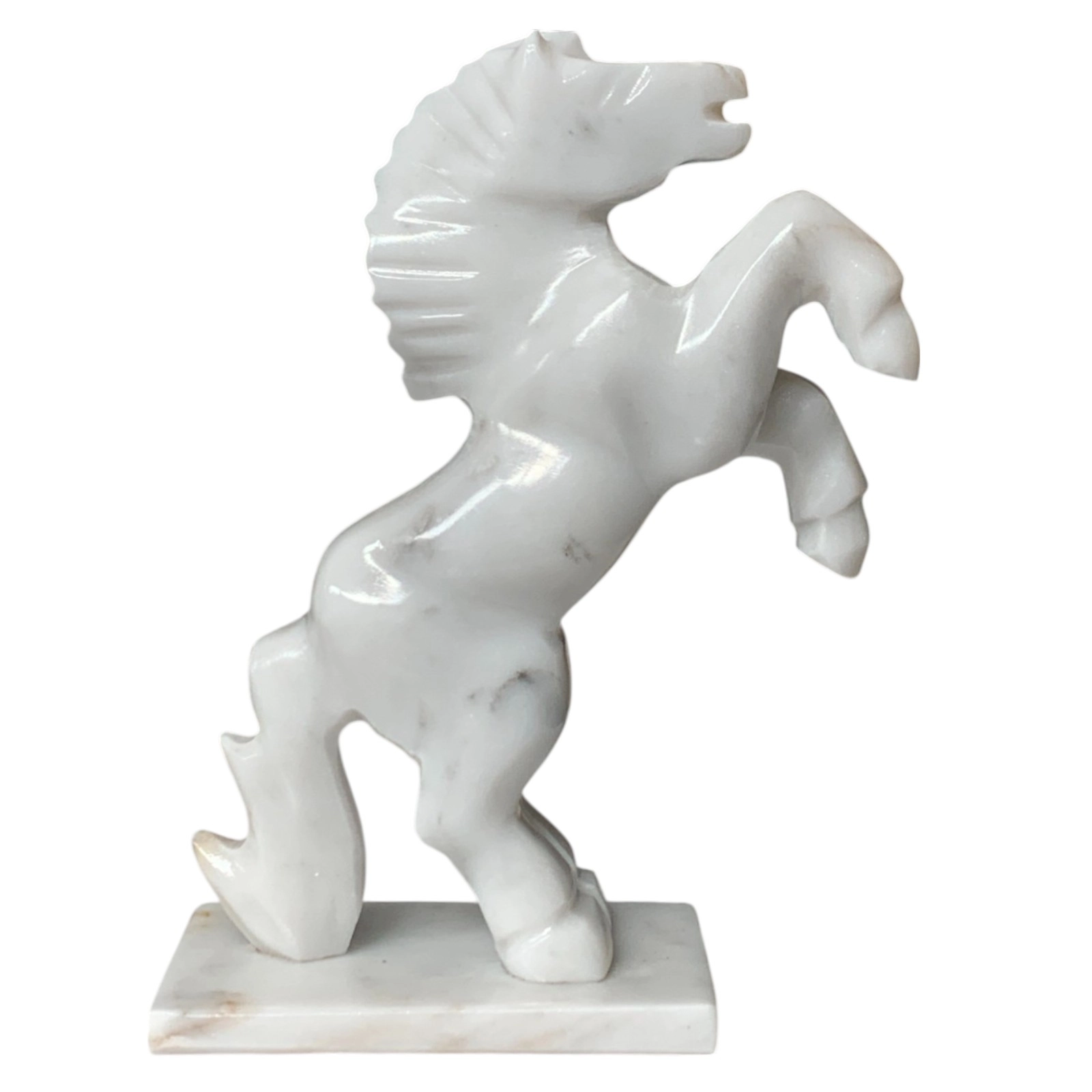 Cavallo in Marmo Bianco Carrara Varie Dimensioni