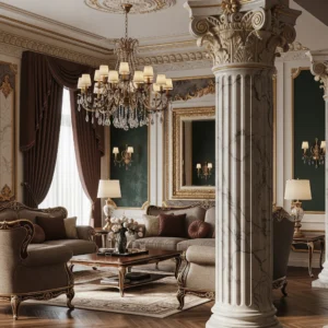 colonne-marmo-carrara-interni-cosebelleantichemoderne