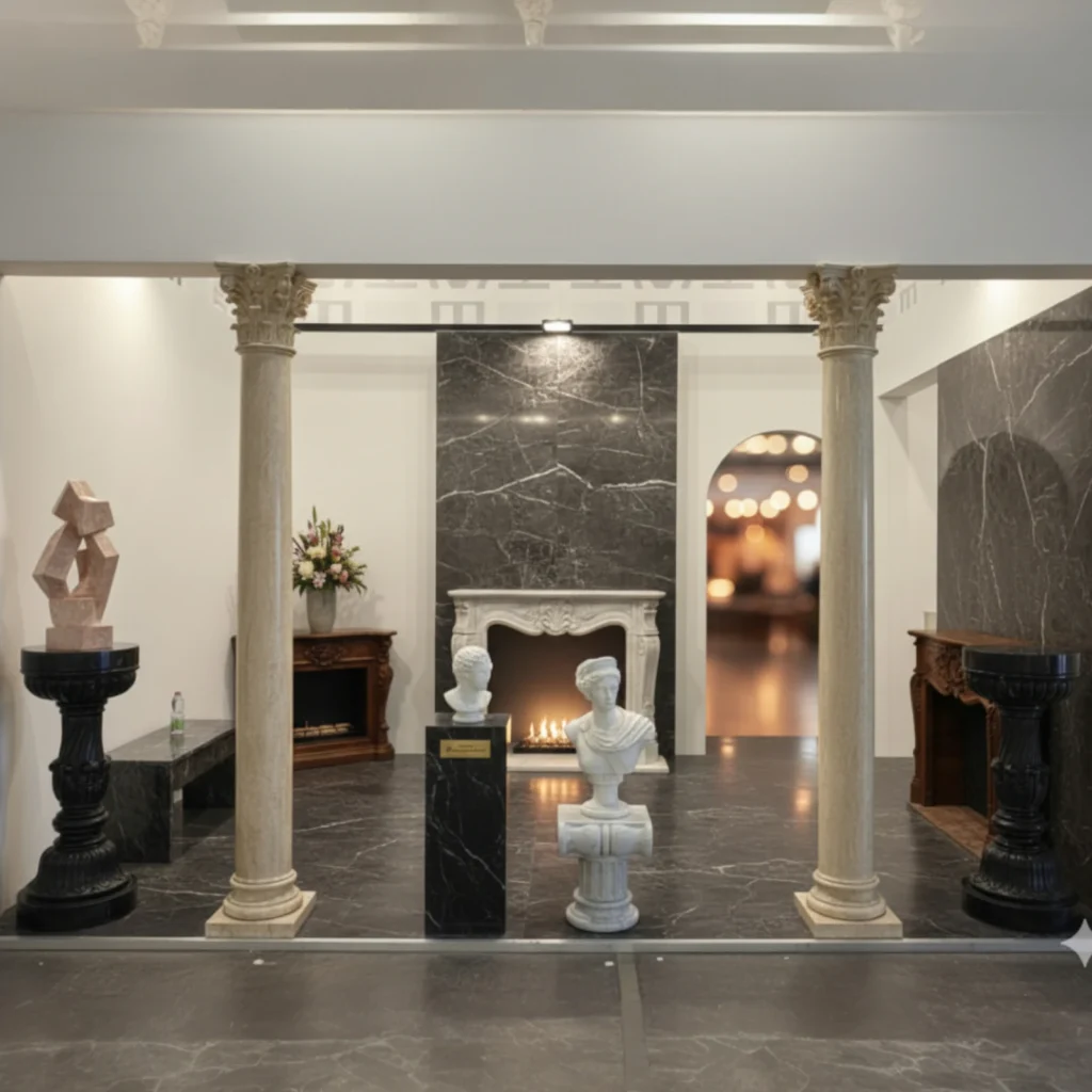 marmo-marmomac-2025-arte-colonne-camini-sculture-lusso-design-cosebelleantichemoderne-