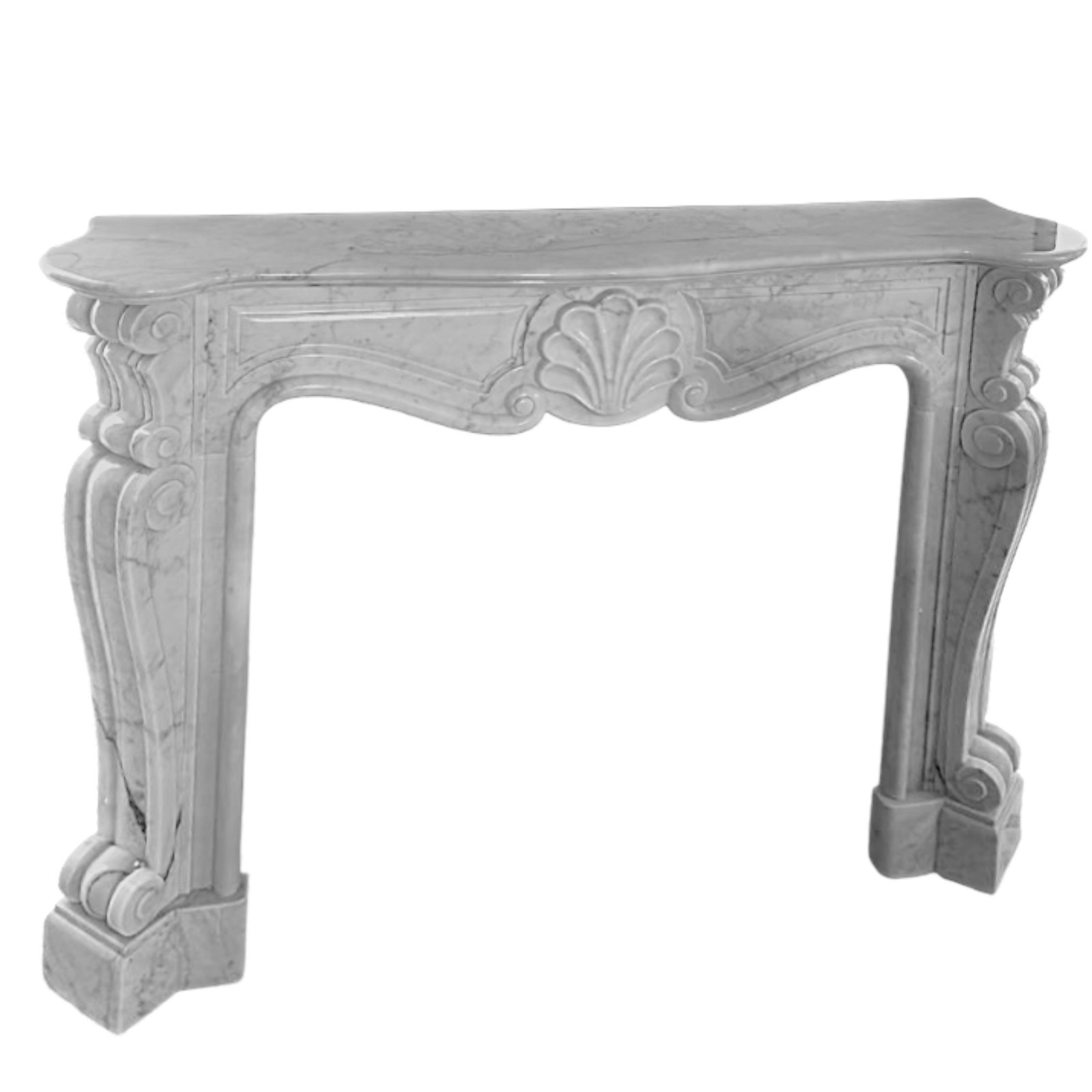 camino-marmo-bianco-carrara-cosebelleantichemoderne