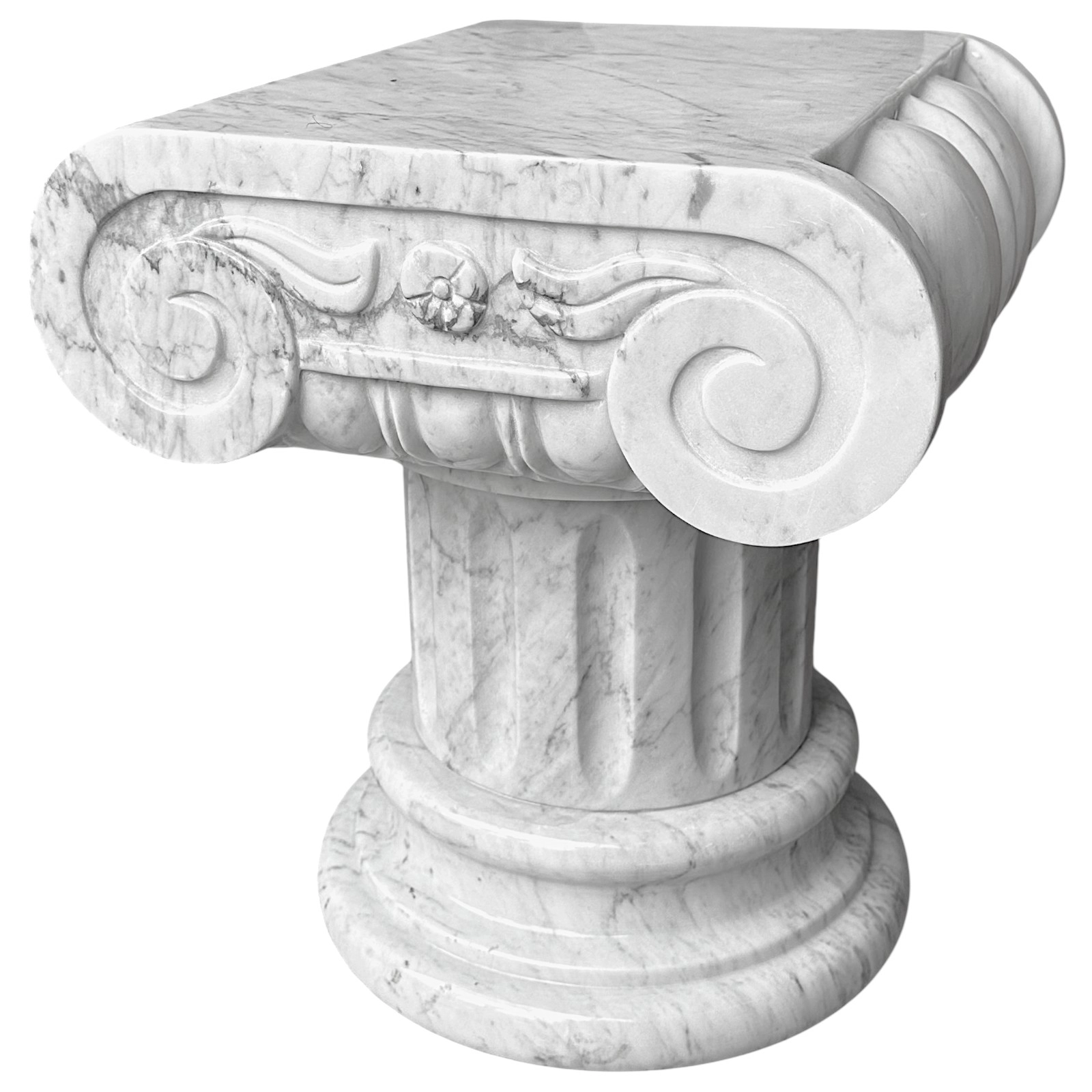 capitello-marmo-bianco-carrara-cosebelleantichemoderne