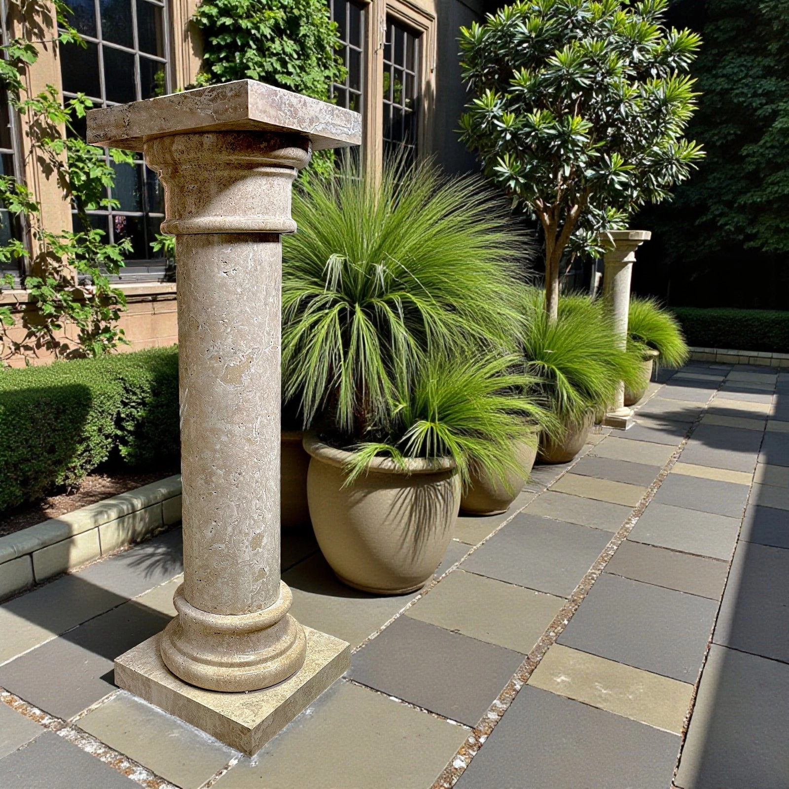 colonna-travertino-scultura-cosebelleantichemoderne