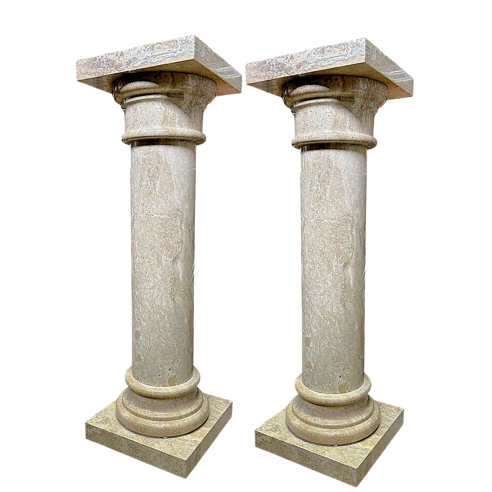 coppia-colonne-travertino-scultura-cosebelleantichemoderne