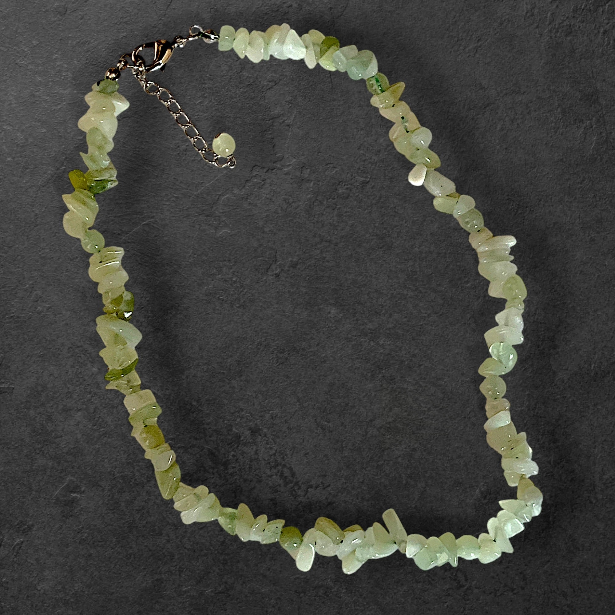 collana-artigianale-avventurina-verde-elegante-pietra-naturale-20cm-cosebelleantichemoderne