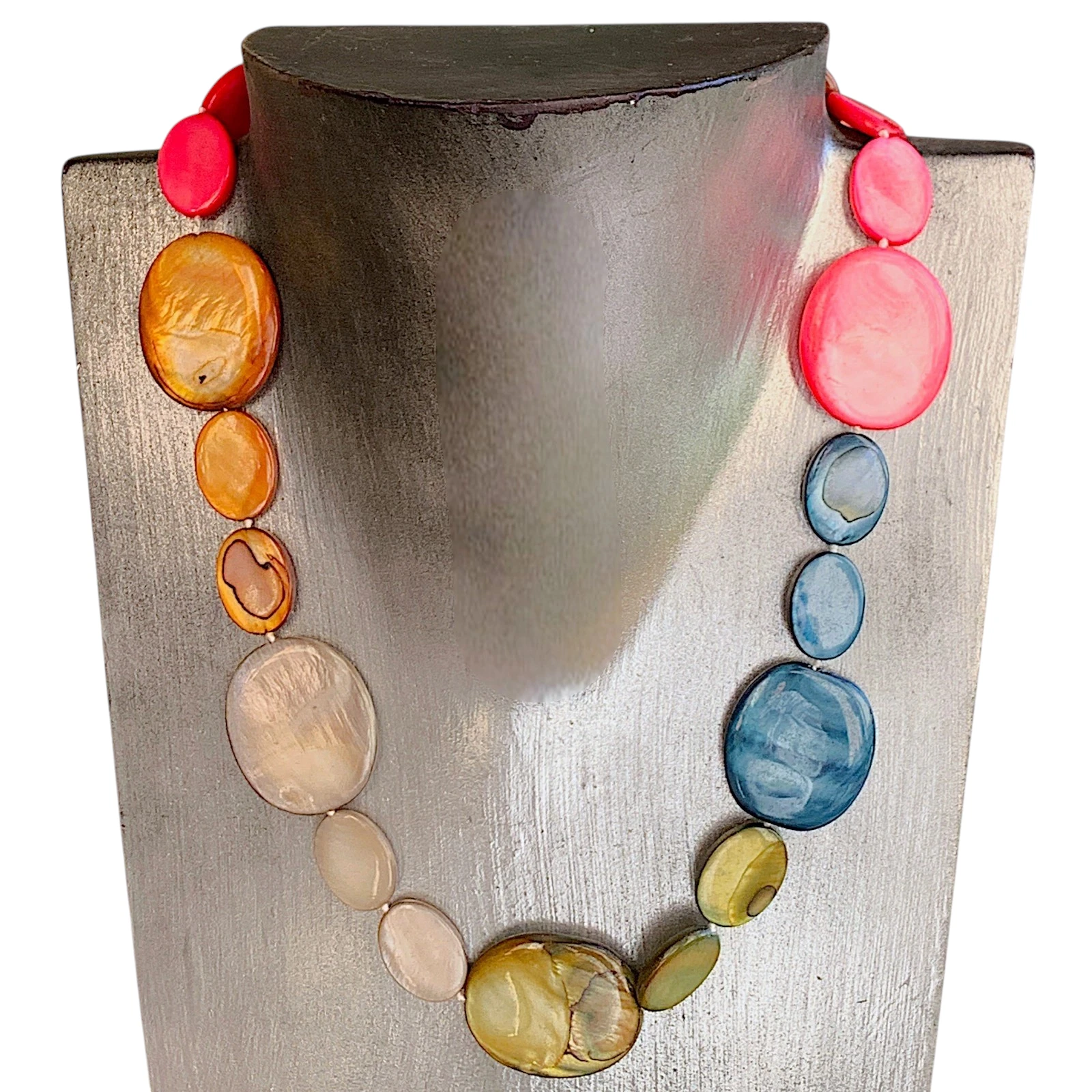 collana-artigianale-conchiglia-abalone-pietra-naturale-22cm-cosebelleantichemoderne-