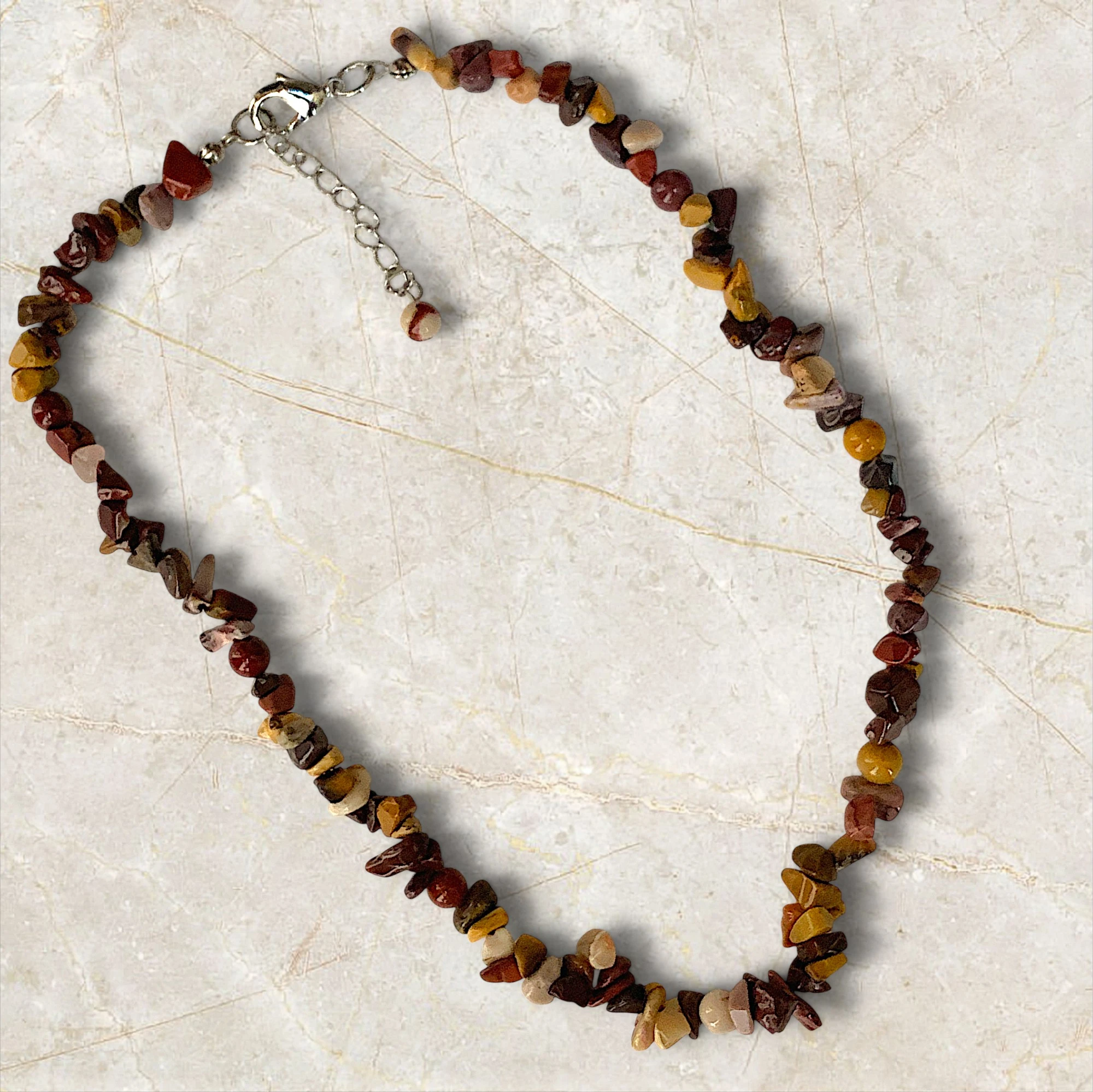 collana-artigianale-occhio-tigre-marrone-elegante-pietra-naturale-20cm-cosebelleantichemoderne