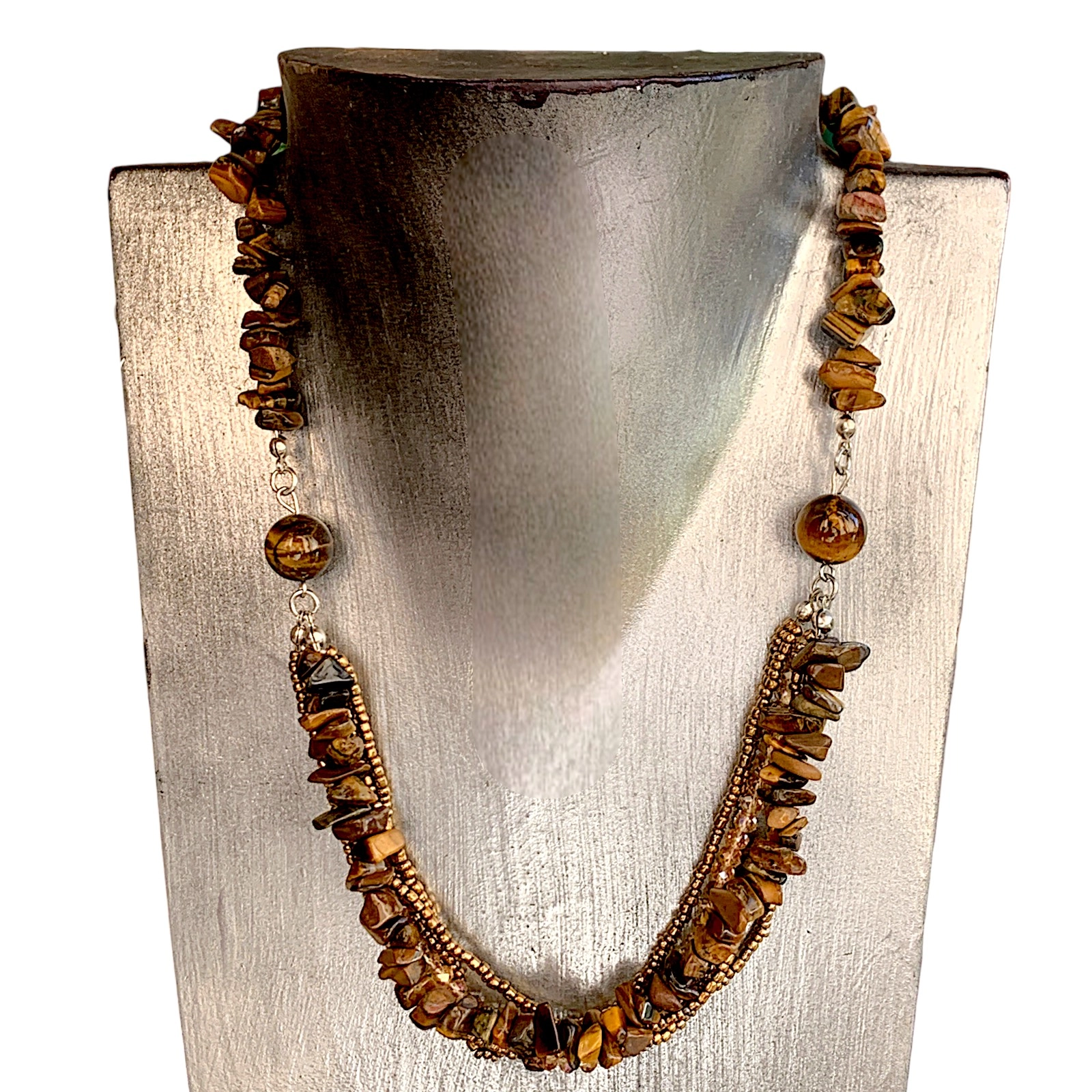 collana-artigianale-occhio-tigre-marrone-pietra-naturale-23cm-cosebelleantichemoderne-