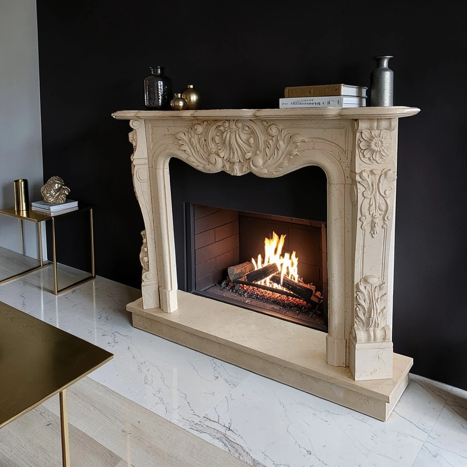cornice-camino-marmo-giallo-silvia-oro-scolpito-cosebelleantichemoderne-