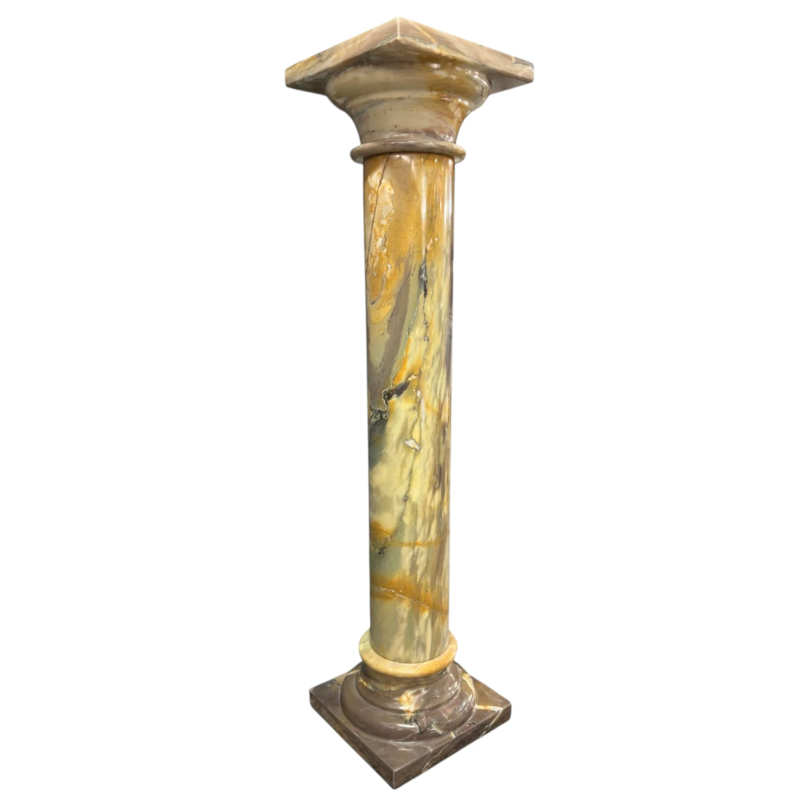 colonna-giallo-siena-decorativa-marmo-cosebelleantichemoderne