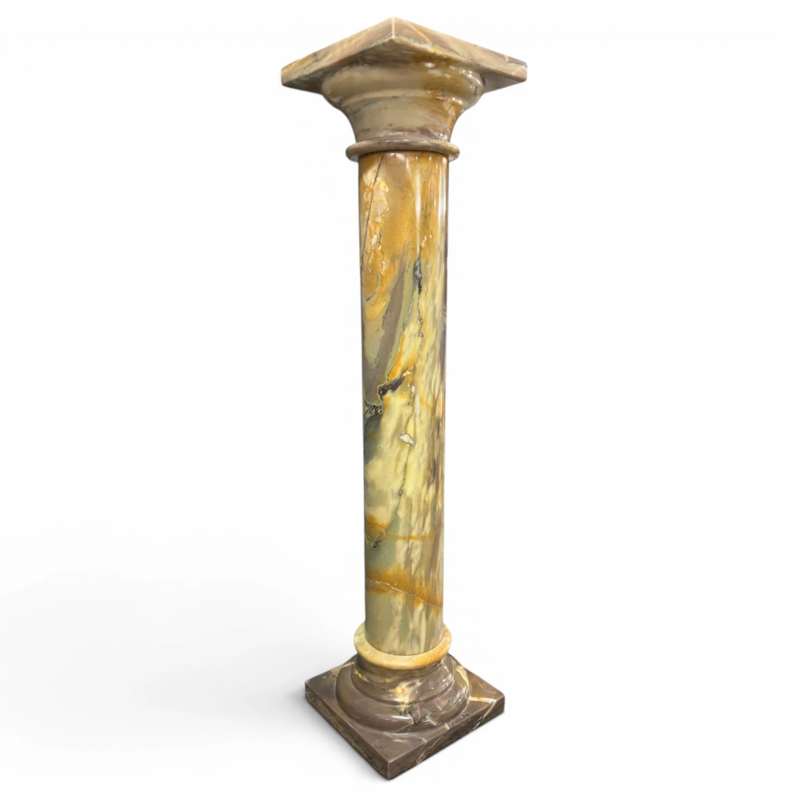 colonna-giallo-siena-decorativa-marmo-cosebelleantichemoderne