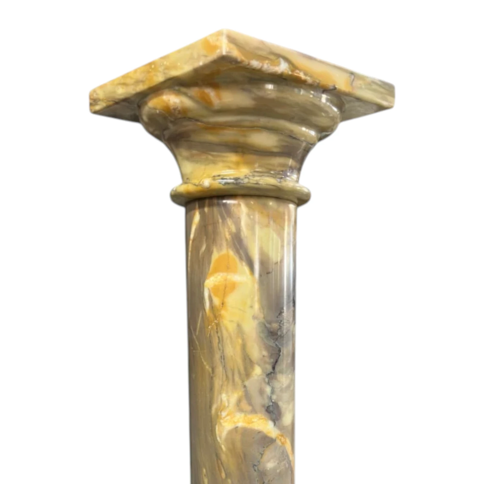 colonna-giallo-siena-decorativa-marmo-cosebelleantichemoderne