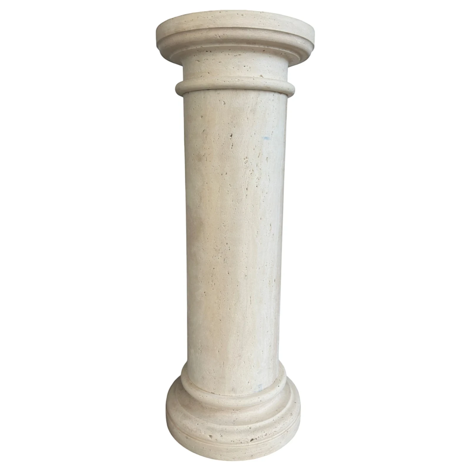colonna-travertino-decorativa-salone-marmo-cosebelleantichemoderne