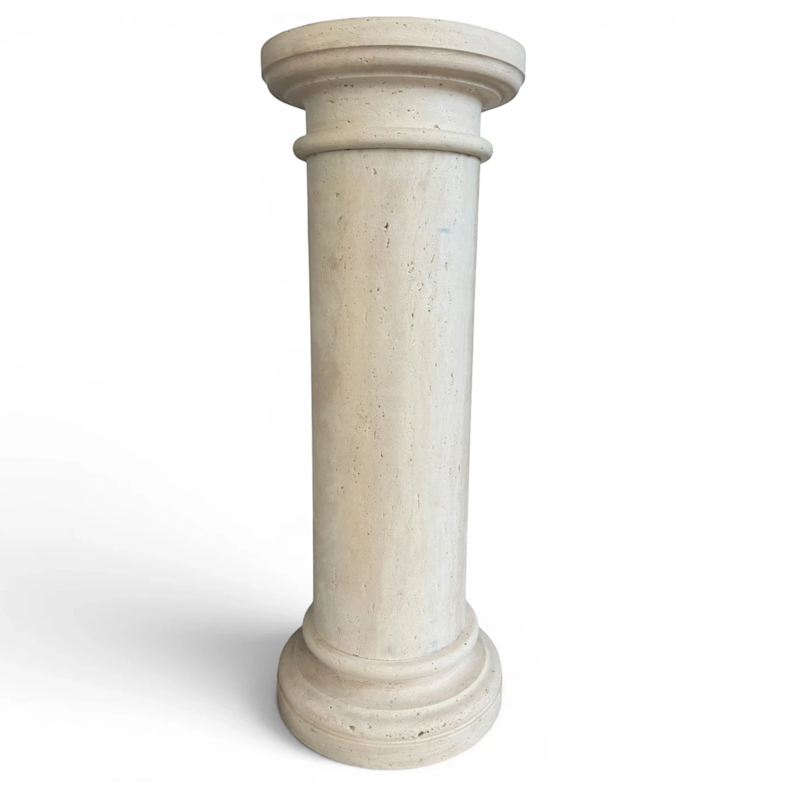 colonna-travertino-decorativa-salone-marmo-cosebelleantichemoderne
