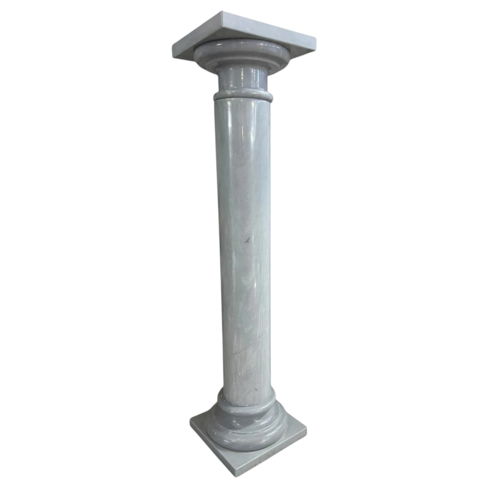 colonna-bardiglio-decorativa-salone-marmo-cosebelleantichemoderne