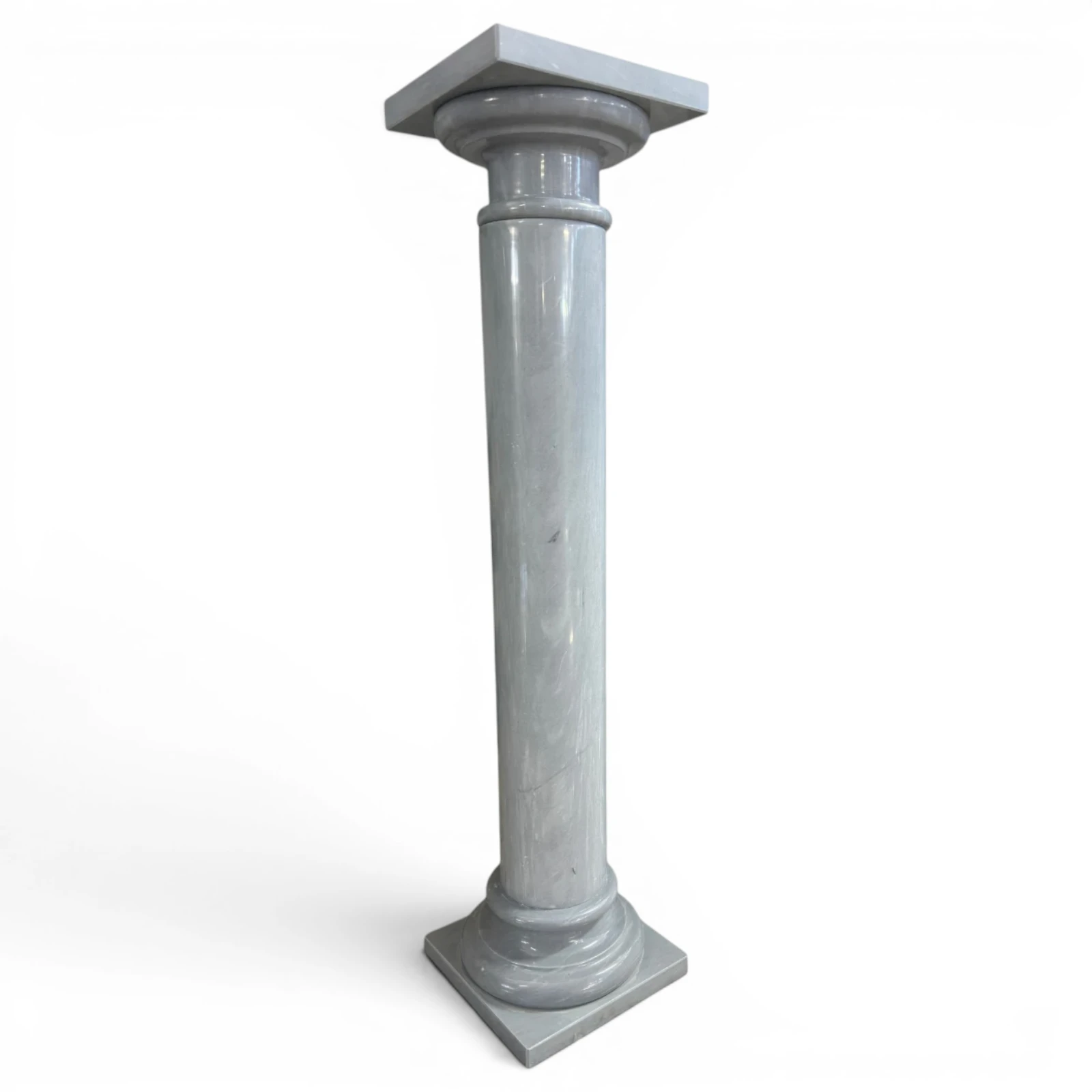 colonna-bardiglio-decorativa-salone-marmo-cosebelleantichemoderne