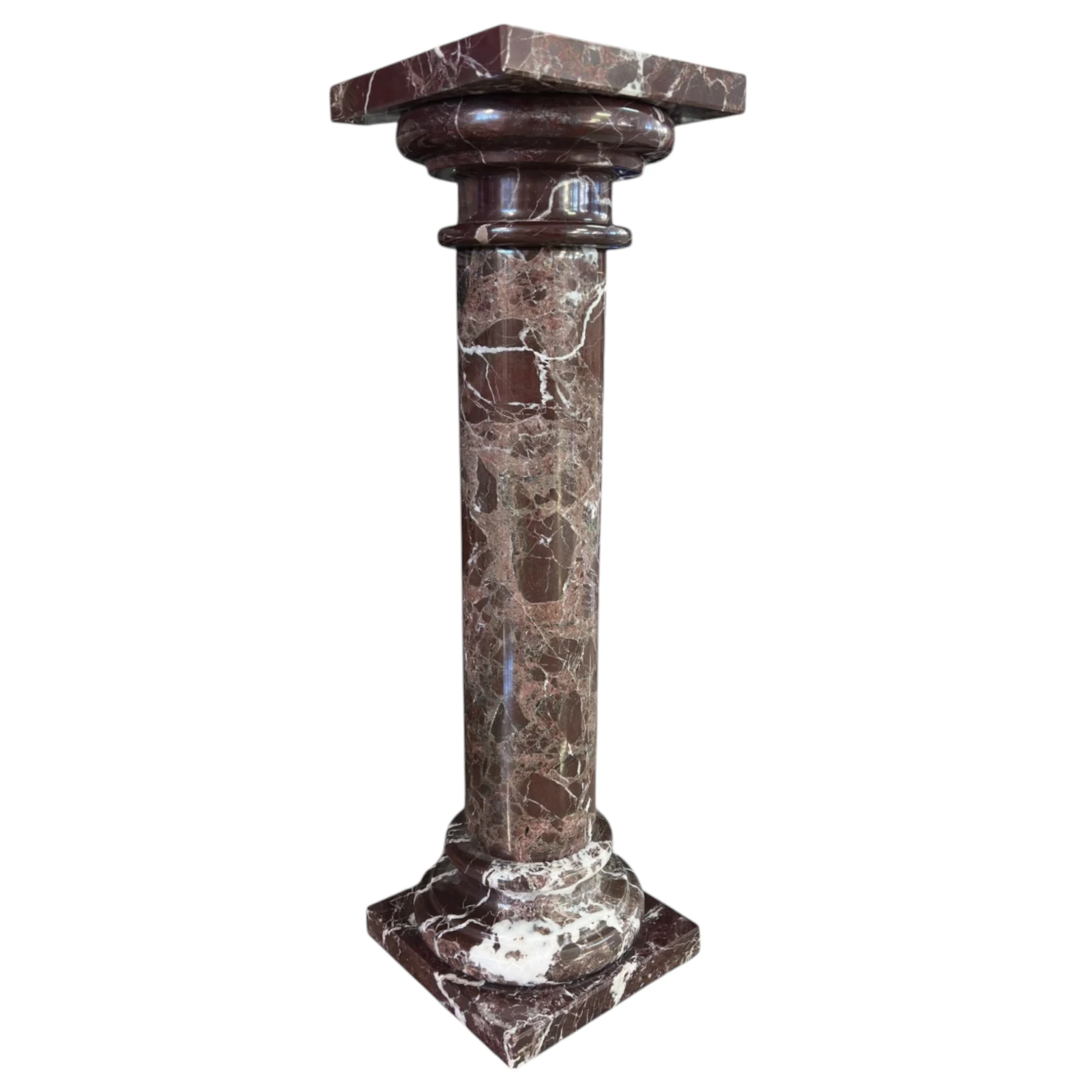 colonna-rosso-levanto-decorativa-marmo-cosebelleantichemoderne