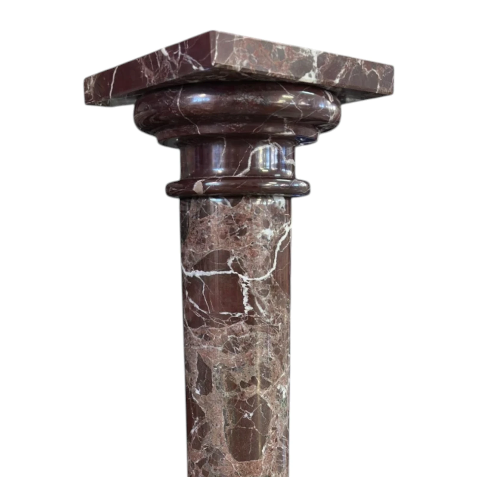 colonna-rosso-levanto-decorativa-marmo-cosebelleantichemoderne