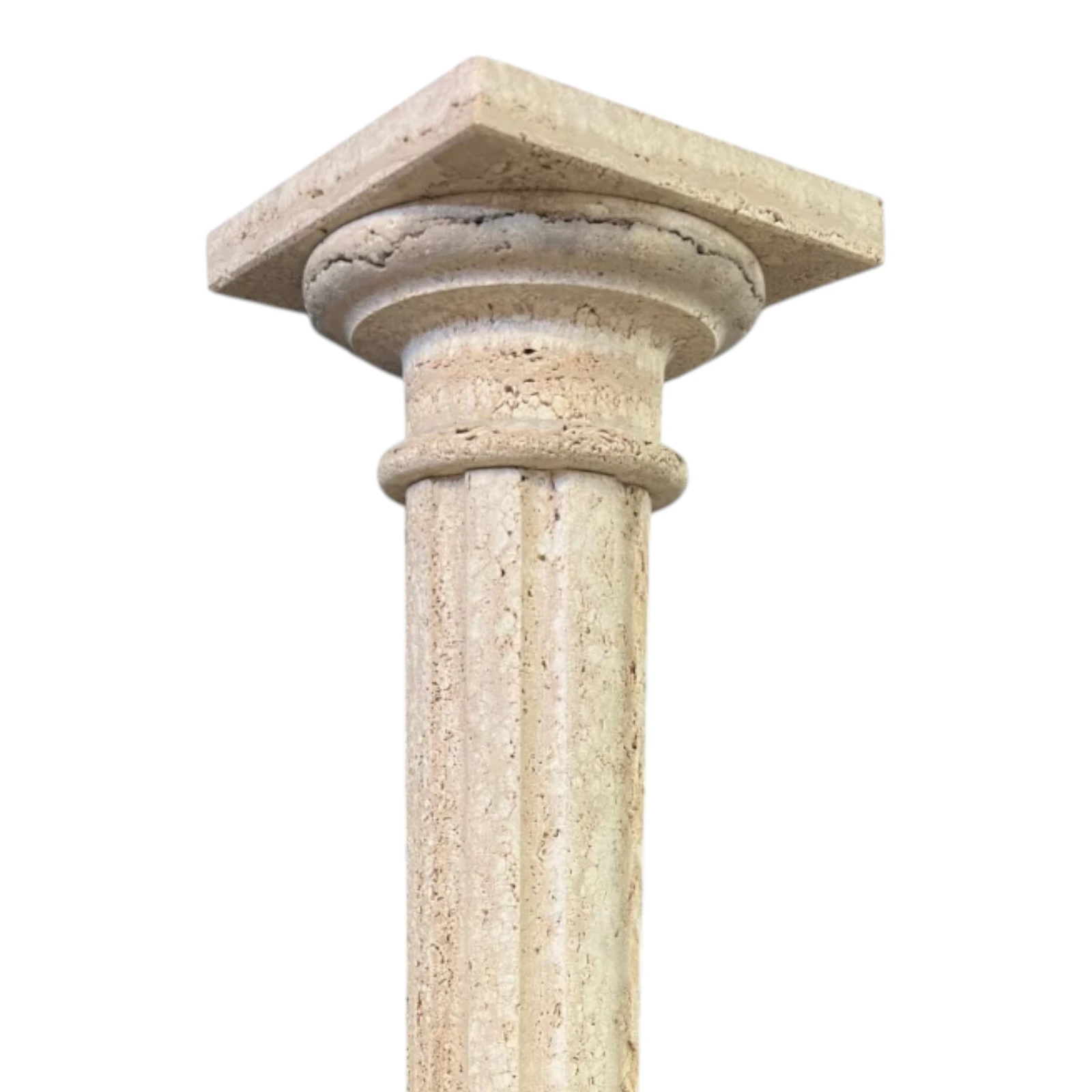 colonna-travertino-decorativa-salone-marmo-cosebelleantichemoderne
