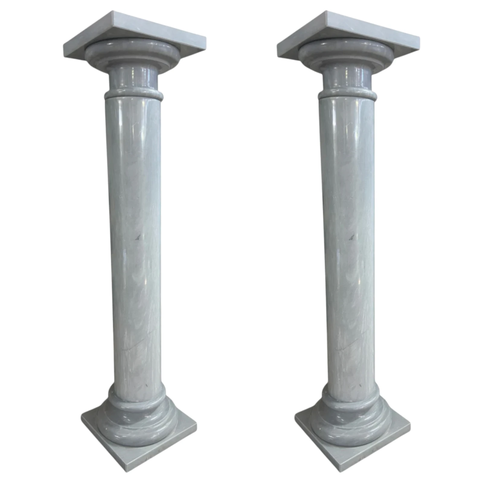 coppia-colonna-bardiglio-decorativa-salone-marmo-cosebelleantichemoderne