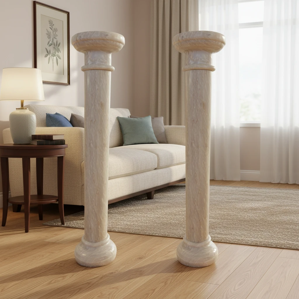 coppia-colonna-onice-decorativa-salone-marmo-cosebelleantichemoderne