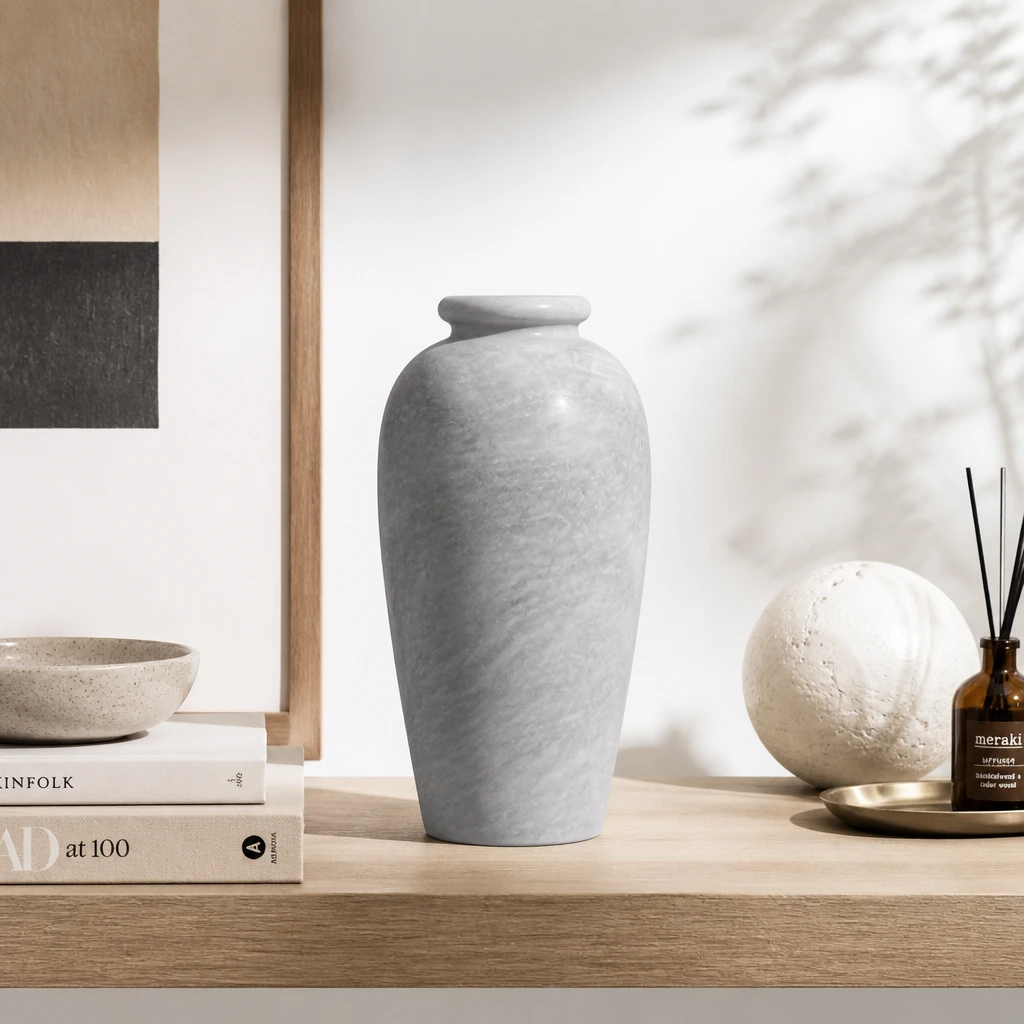 vaso-marmo-bianco-decorativa-cosebelleantichemoderne