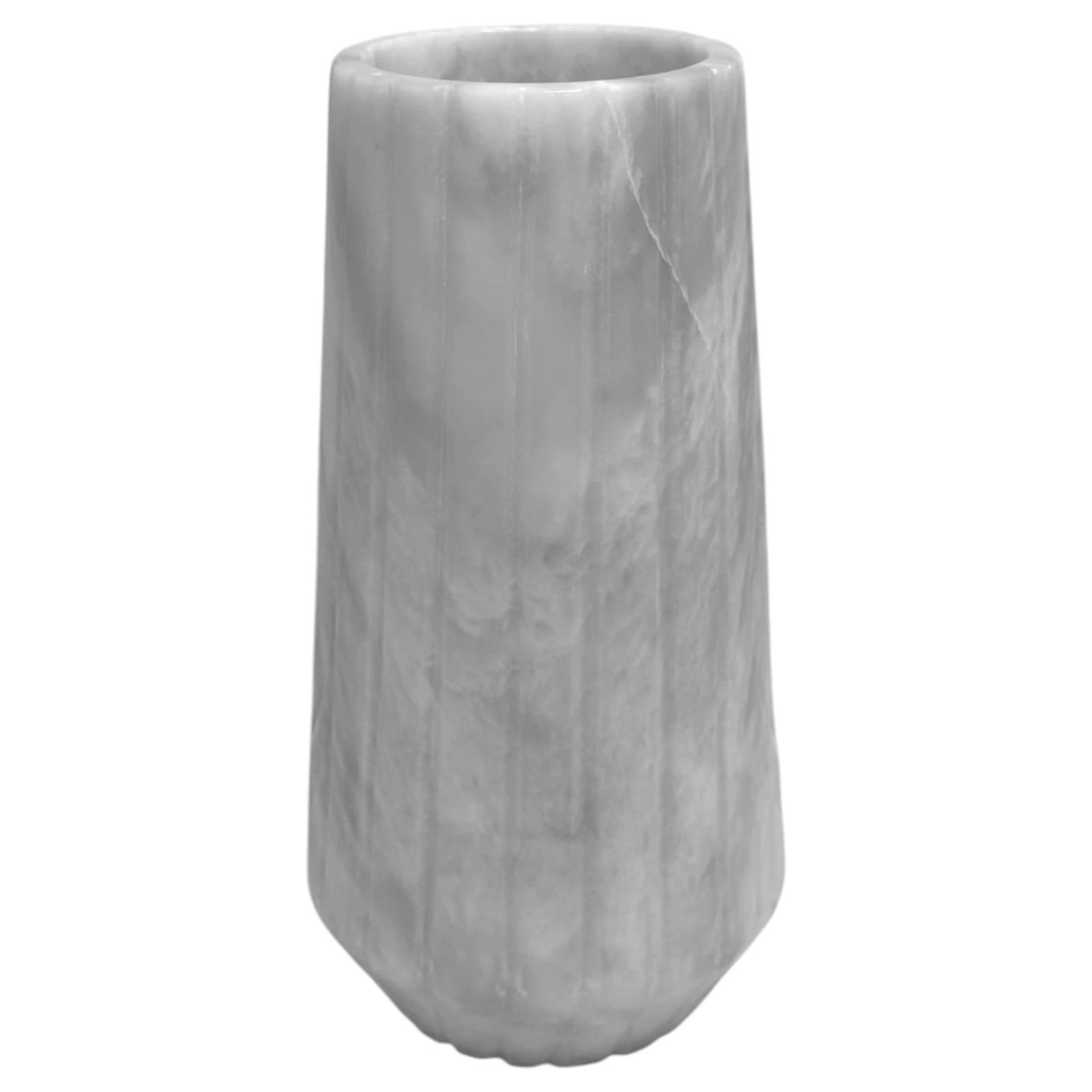 vaso-marmo-bianco-scanalature-cossebelleantichemoderne