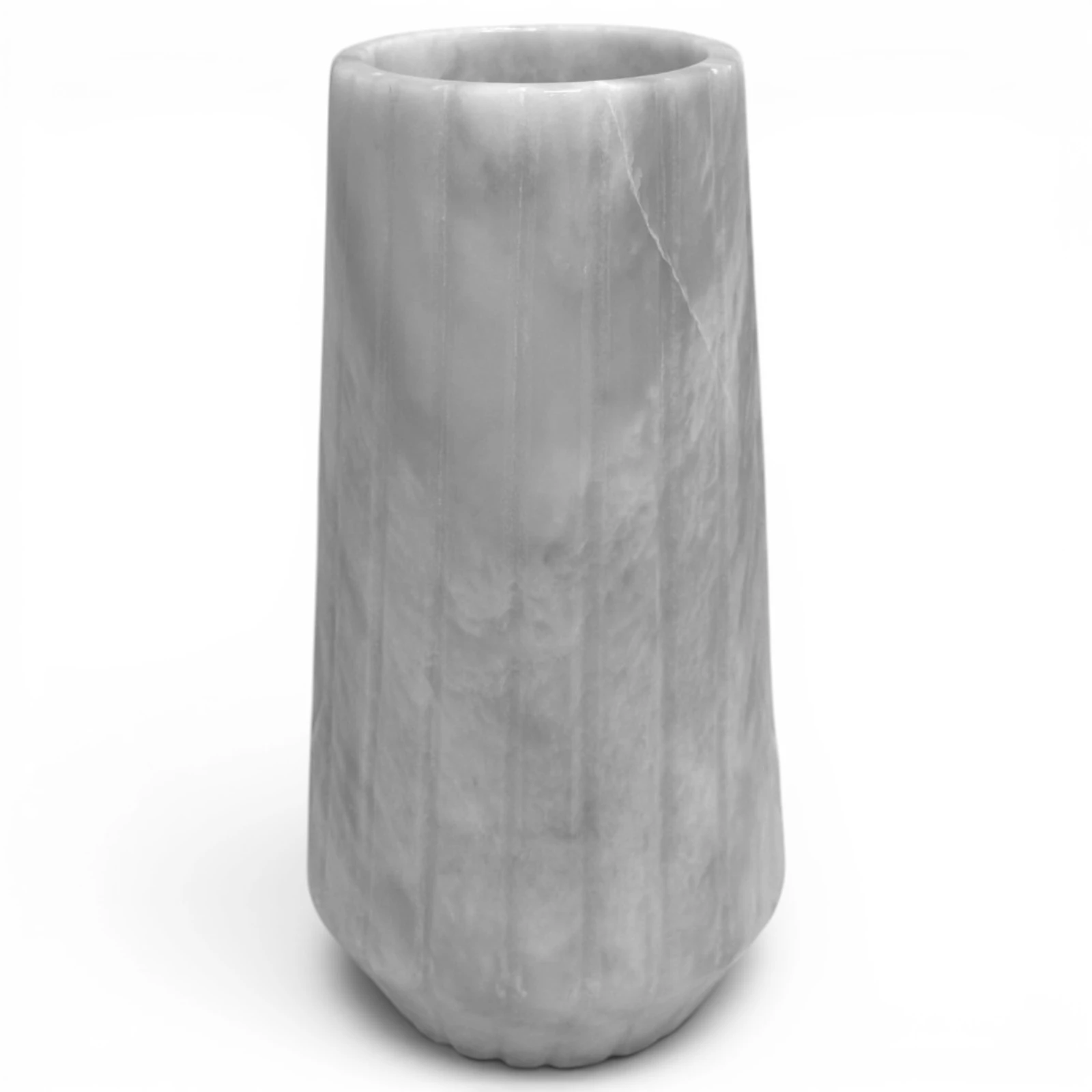 vaso-marmo-bianco-scanalature-cossebelleantichemoderne